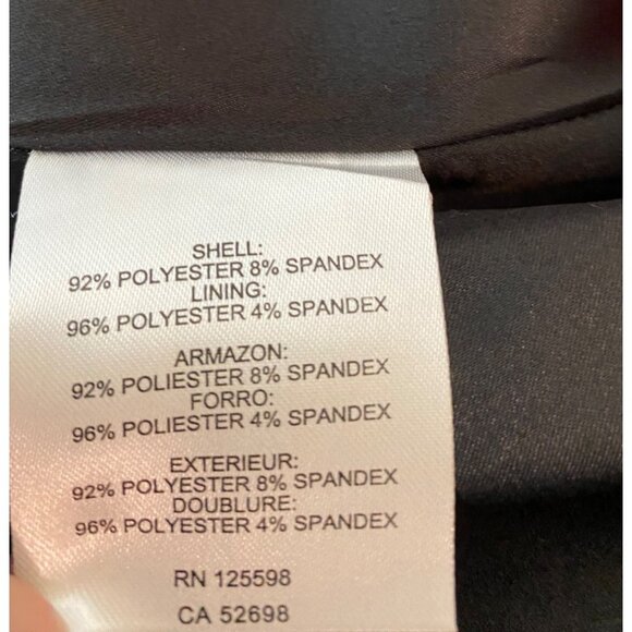 Ellen Tracy Womens Red & Black Abstract Print A-Line Skirt Size 8 - Picture 5 of 9